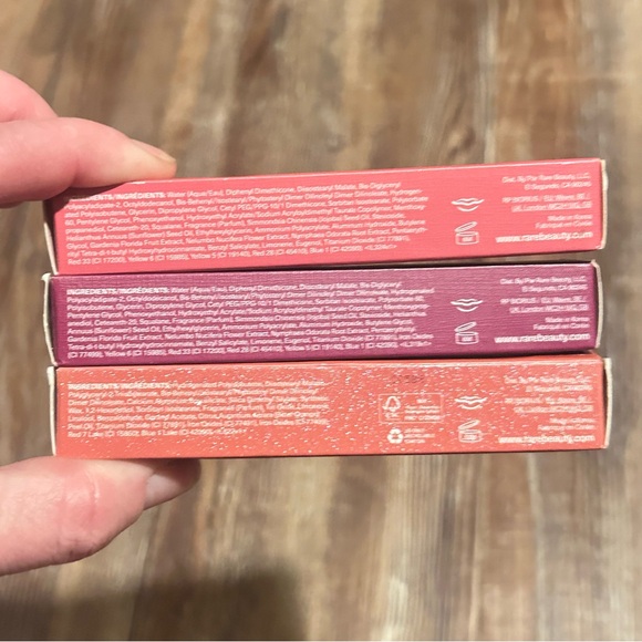 Lot of 3 Rare Beauty: Lip Gloss in SPARK & Tinted Lip Oils- WONDER & AFFECTION - Picture 4 of 15